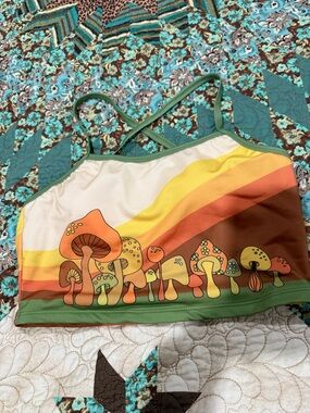 Yesterday people mushroom bralette size L